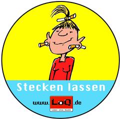 Stecken lassen