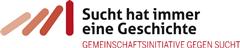 Logo Landeskampagne "Sucht hat immer eine Geschichte"