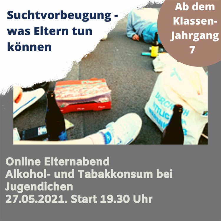 Suchtprävention - Was Eltern tun können: Alkohol - und Tabakkonsum bei Jugendlichen