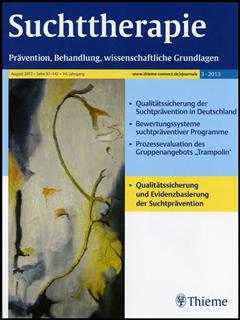 Suchttherapie 3/2013