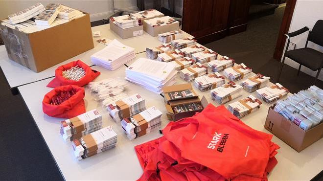 140 Pakete mit Infomaterial zum Thema "Suchtvorbeugung im Alter"