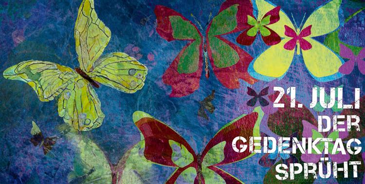 Motto "21. Juli der Gedenktag sprüht"