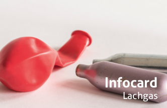 Titel der Infocard zum Thema Lachgas