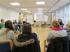 Gemeinsame Gesprächsrunde mit Auszubildenden der Emschergenossenschaft/Lippeverband