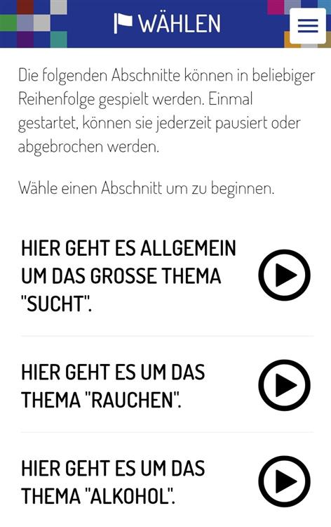 Themenmodule des Parcours