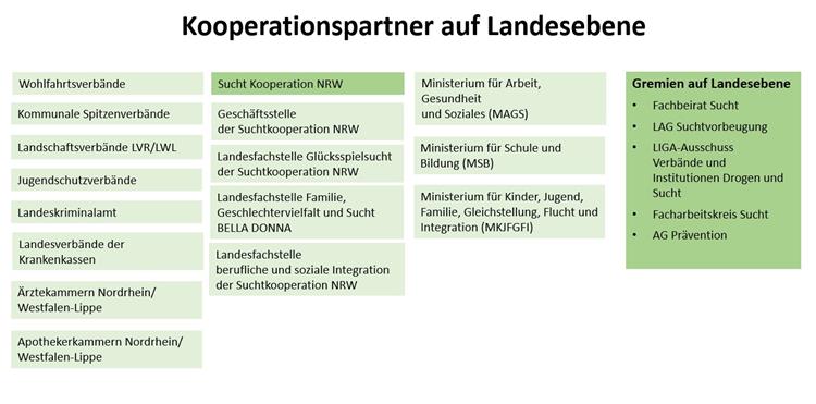 Kooperationspartner auf Landesebene