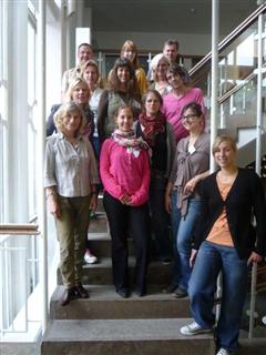 12 Prophylaxefachkräfte bei der Aufsatzfortbildung Kita-MOVE