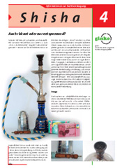 Flyer informiert über Gesundheitsschäden