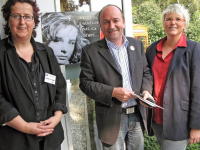 Andrea Latusek, Jochen Winter und Silke Morlang starten Aktionswoche (Foto Susanne Linka)