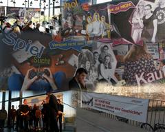 Plakataktion Bocholter Jugendlicher zum Thema Sucht