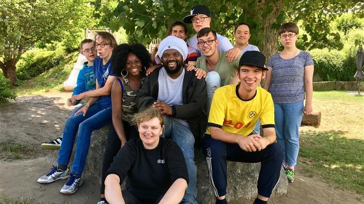 HipHop-Workshop der Landesinitiative 'Leben ohne Qualm'