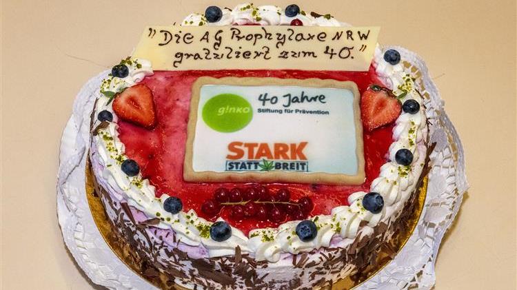 Geburtstagstorte der AG Prophylaxe