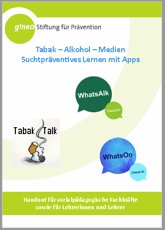 Handout "Apps in der suchtpräventiven Arbeit"