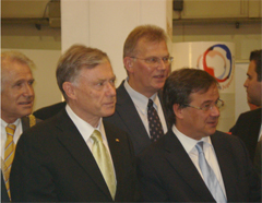 Bundespräsident Köhler und Jugendminister Laschet informierten sich über Projekte im Jugendbereich