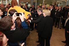 Prominenter Besuch: Joachim Gauck, Hannelore Kraft und die Maus (Foto: Grimme-Institut/Jorczyk)