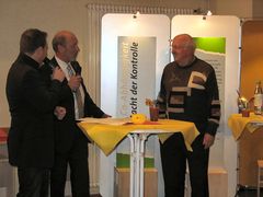 Robert Esser, Bürgermeister Nelles, Pfarrer Lambertz